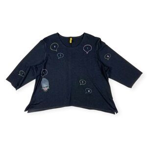 Staley Gretzinger Boho Art to Wear Top